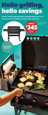 Real Canadian Superstore PC 36 FLAT TOP GRIDDLE, 60,000 BTU'S offer