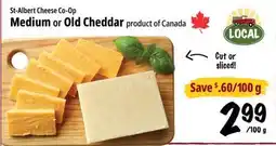 Farm Boy St-Albert Cheese Co-Op Medium or Old Cheddar offer