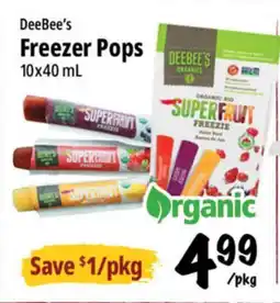 Farm Boy DeeBee's Freezer Pops offer