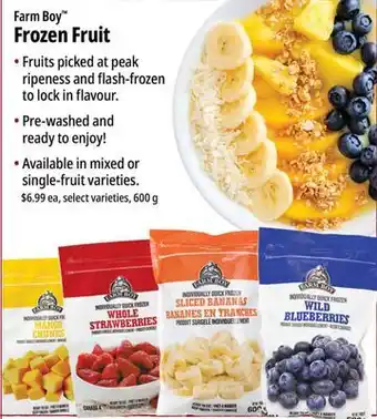 Farm Boy Farm Boy Frozen Fruit offer