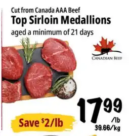 Farm Boy Top Sirloin Medallions offer