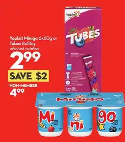 Longo's Minigo 6x60g or Tubes 8x56g offer