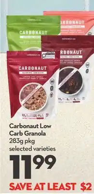 Longo's Low Carb Granola offer