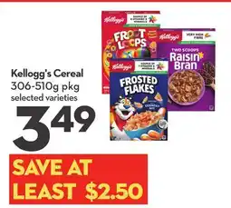 Longo's Kellogg's Cereal offer