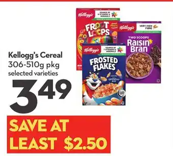 Longo's Kellogg's Cereal offer