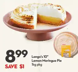 Longo's Longo's 10 Lemon Meringue Pie offer