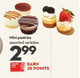 Longo's Mini pastries offer