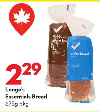 Longo's Bread offer