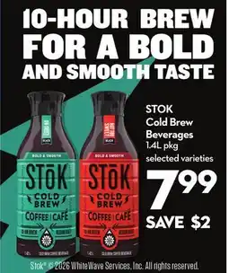 Longo's Cold Brew Beverages offer
