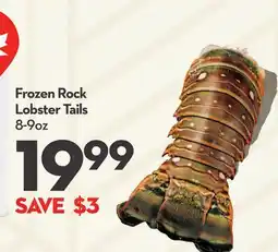 Longo's Frozen Rock Lobster Tails offer