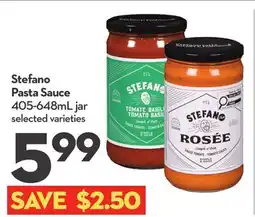 Longo's Stefano Pasta Sauce offer
