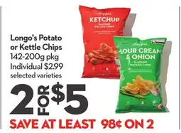 Longo's Potato or Kettle Chips offer