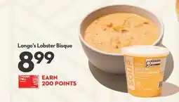 Longo's Longo's Lobster Bisque offer