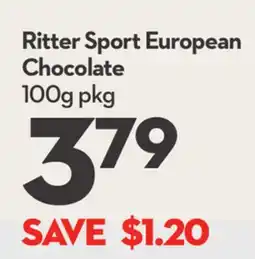 Longo's Ritter Sport European Chocolate offer