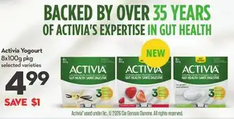 Longo's Activia Yogourt offer