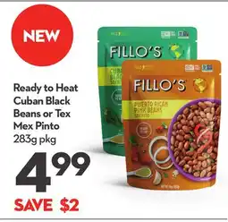 Longo's Ready to Heat Cuban Black Beans or Tex Mex Pinto offer