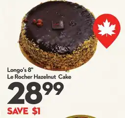 Longo's Longo's 8 Le Rocher Hazelnut Cake offer