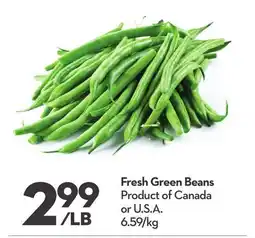 Longo's Fresh Green Beans offer