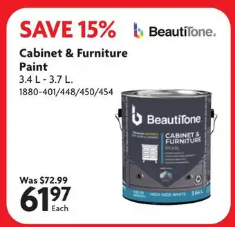 Home Hardware Cabinet & Furniture Paint offer