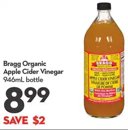 Longo's Bragg Organic Apple Cider Vinegar offer
