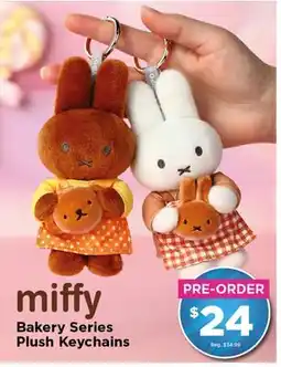 Showcase miffy Bakery Series Plush Keychains offer
