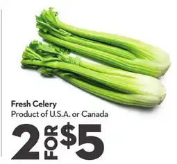 Longo's Fresh Celery offer