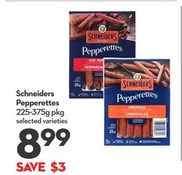 Longo's Schneiders Pepperettes offer