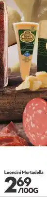 Longo's Leonicini Mortadella offer