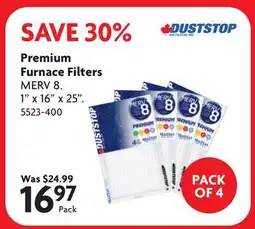 Home Hardware Premium Furnace Filters offer