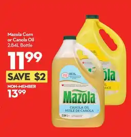 Longo's Mazola Corn or Canola Oil offer