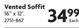 Home Hardware Vented Soffit Aluminum Siding Accessories offer
