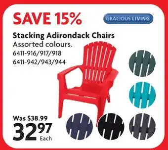 Home Hardware Stacking Adirondack Chairs offer
