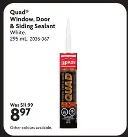 Home Hardware Quad Window, Door & Siding Sealant offer