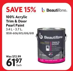 Home Hardware 100% Acrylic Trim & Door Pearl Paint offer