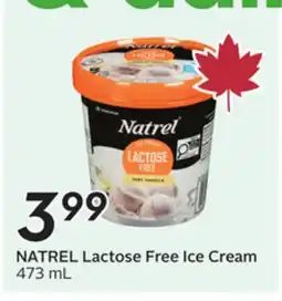 Sobeys NATREL Lactose Free Ice Cream offer