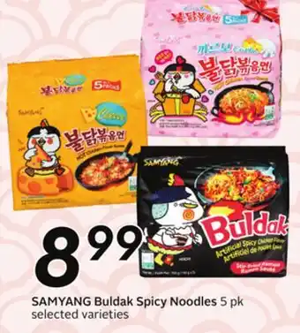 Sobeys SAMYANG Buldak Spicy Noodles offer
