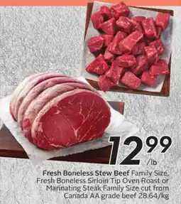 Sobeys Fresh Boneless Stew Beef offer