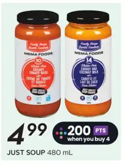 Sobeys JUST SOUP offer
