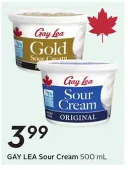Sobeys GAY LEA Sour Cream offer