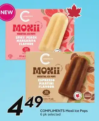 Sobeys COMPLIMENTS Moxii Ice Pops offer