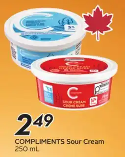 Sobeys COMPLIMENTS Sour Cream offer