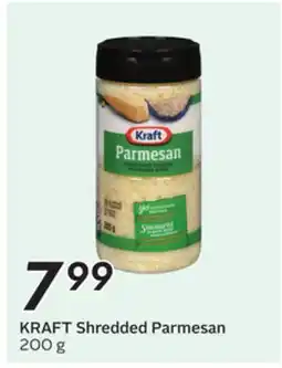 Sobeys KRAFT Shredded Parmesan offer