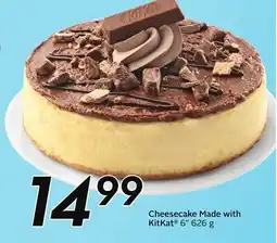 Sobeys Cheesecake Made with KitKat offer