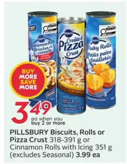 Sobeys Biscuits, Rolls or Pizza Crust offer