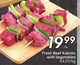 Sobeys Fresh Beef Kabobs with Vegetables offer