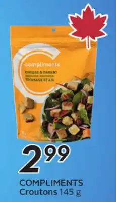 Sobeys COMPLIMENTS Croutons offer