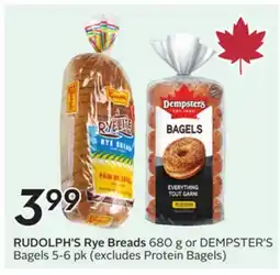 Sobeys RUDOLPH'S Rye Breads offer