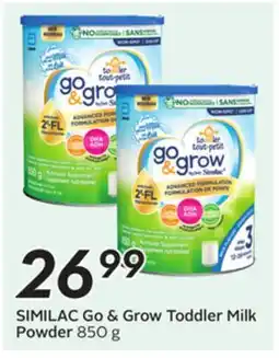 Sobeys SIMILAC Go & Grow Toddler Milk Powder offer