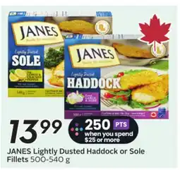 Sobeys Lightly Dusted Haddock or Sole Fillets offer