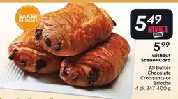 Sobeys All Butter Chocolate Croissants or Brioche offer